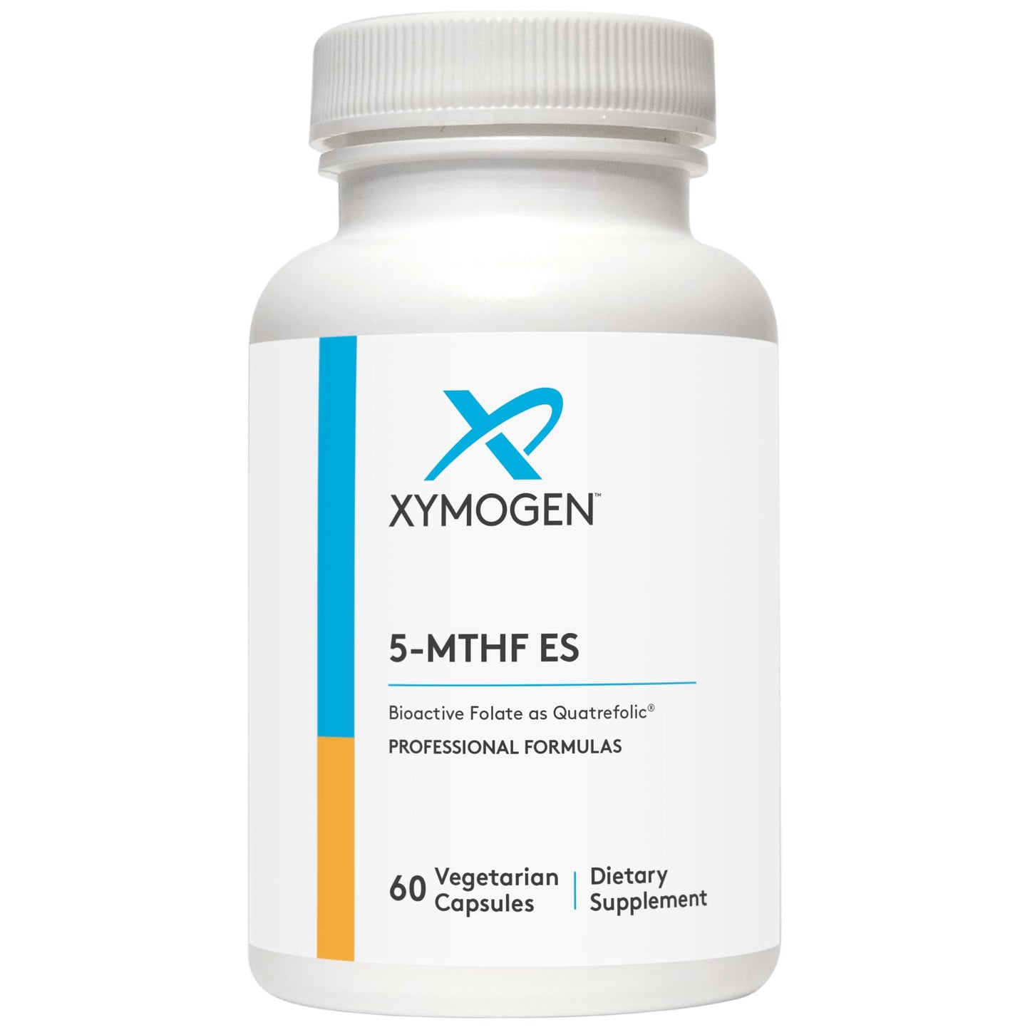 XYMOGEN 5-MTHF ES – 17,000 mcg DFE L-Methylfolate (Quatrefolic) | Mood, Cardiovascular + Methylation Support | 60 Capsules
