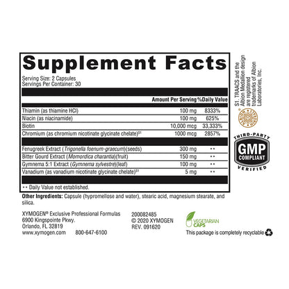 XYMOGEN MedCaps – Herbal + Nutrient Support for Metabolic Health (60 Capsules)