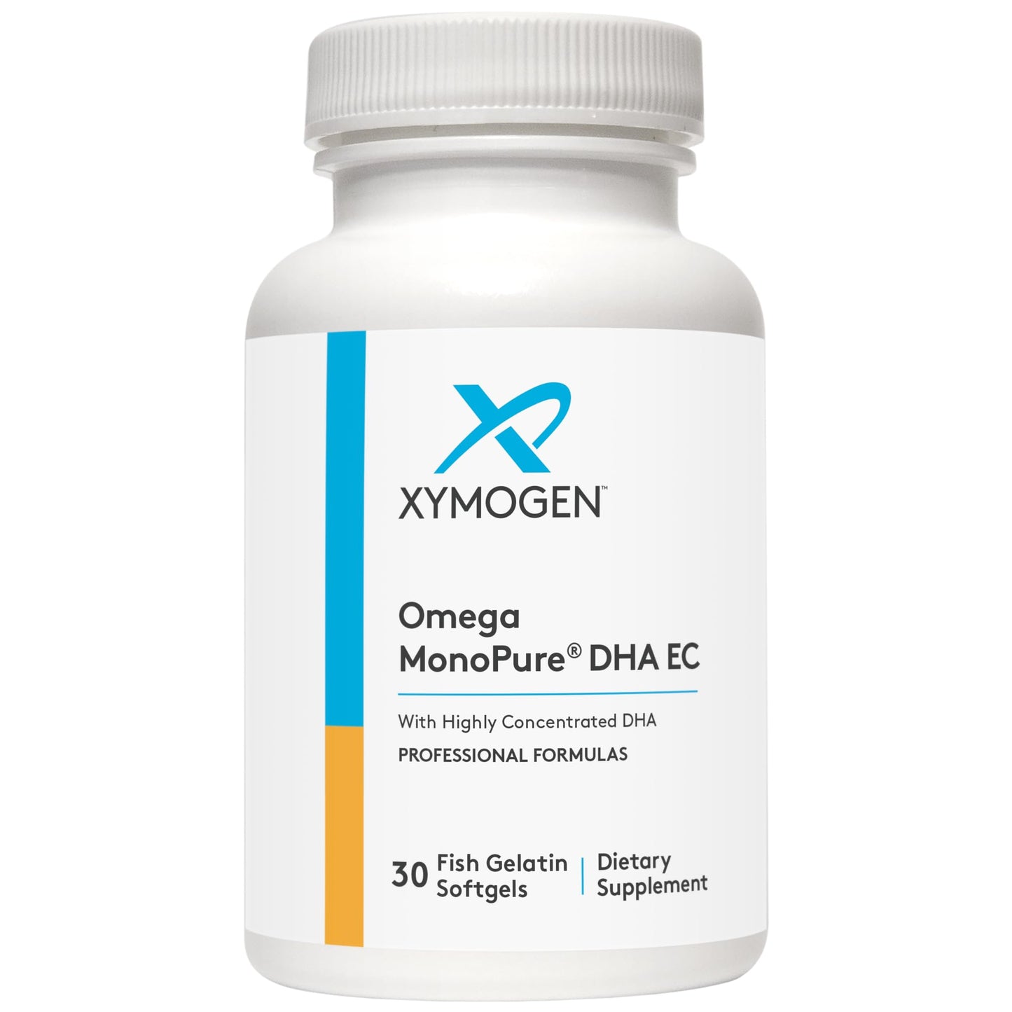 XYMOGEN Omega MonoPure DHA EC - Highly Concentrated DHA Omega-3 for Cardiovascular, Immune & Cognitive Support (30 Softgels)
