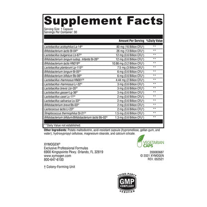XYMOGEN ProbioMax Complete 45B – 45 Billion CFU Probiotic, Dairy-Free (30 Capsules)