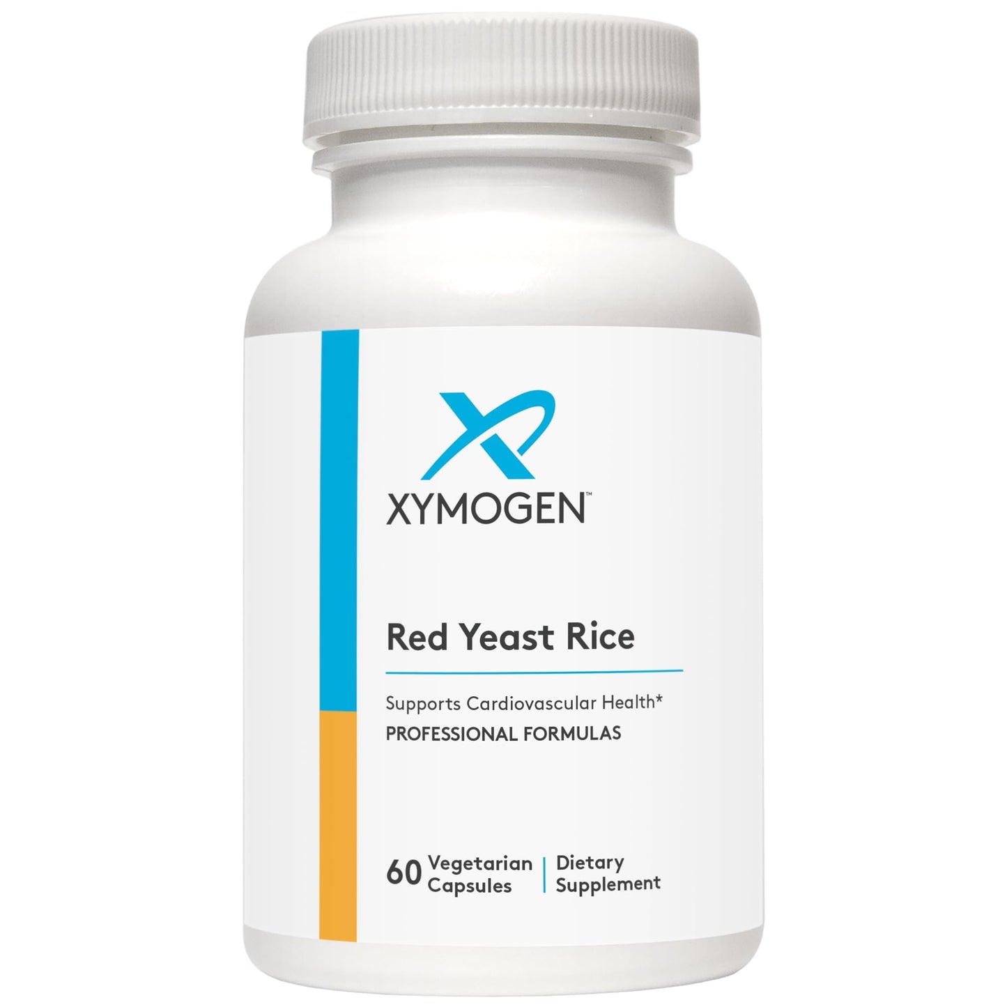 XYMOGEN Red Yeast Rice - Non-GMO, Citrinin-Free Cardiovascular Support (60 Capsules)