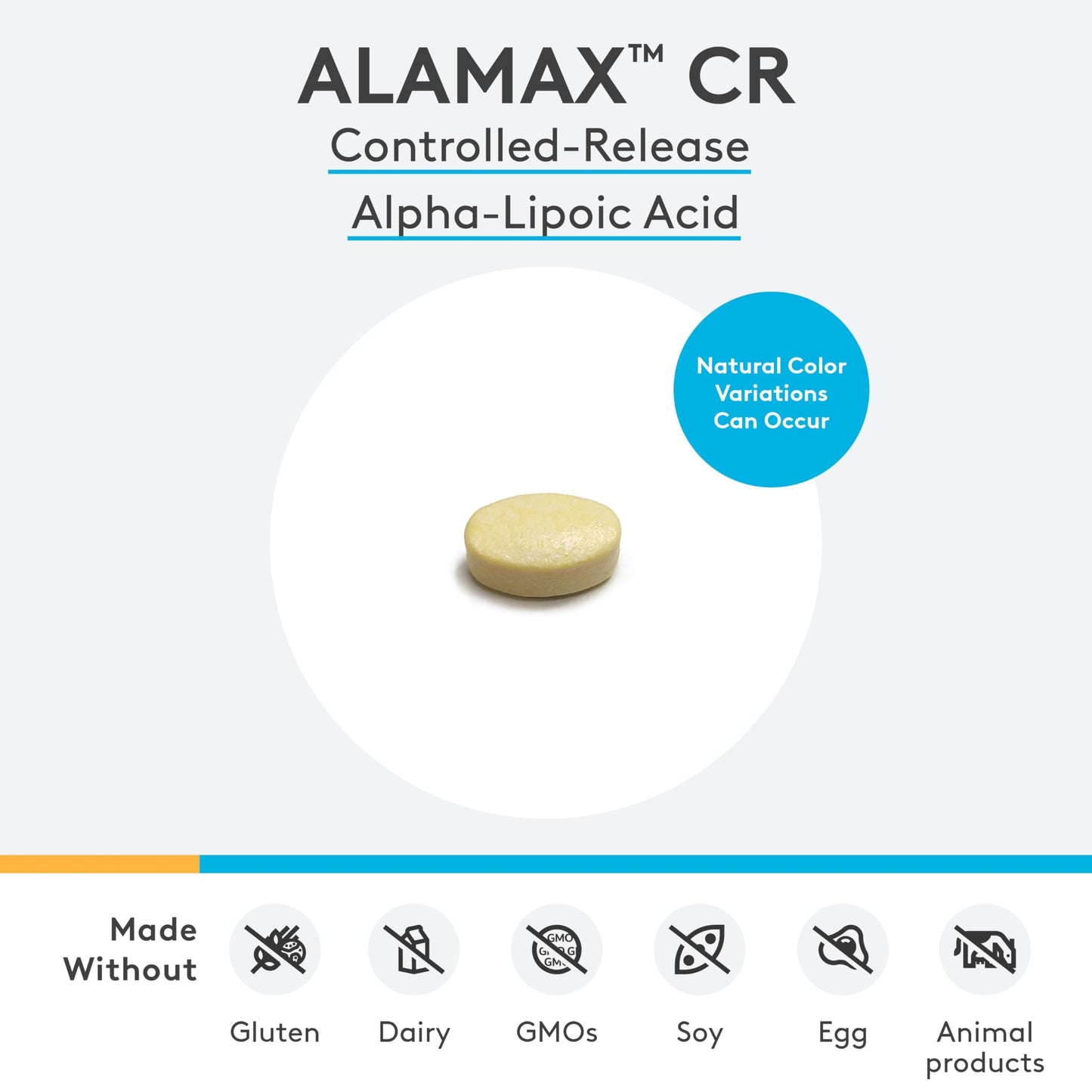 XYMOGEN ALAmax CR – 600 mg Alpha Lipoic Acid Tablets with Biotin for Antioxidant Activity & Glutathione Support (60 Tablets)