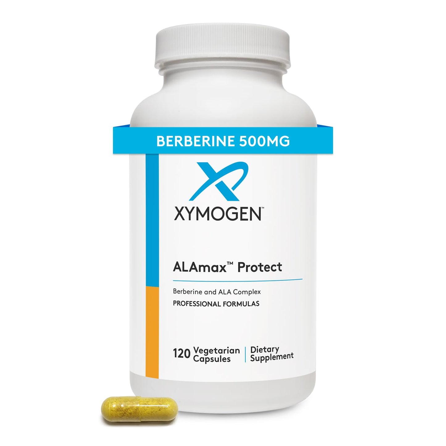XYMOGEN ALAmax Protect: Berberine & ALA Complex for Cardiometabolic Health (120 Caps)