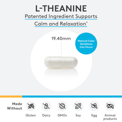 XYMOGEN L-Theanine – Suntheanine 400 mg per Serving | Calm, Relaxation & Focus