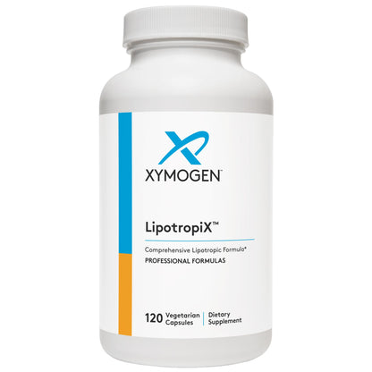 XYMOGEN LipotropiX – Lipid Metabolism & Liver Support | Dandelion & Celandine for Bile Flow | Guggul Extract + Inositol Hexanicotinate | 120 Capsules