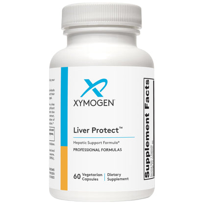 XYMOGEN Liver Protect - Liver Health Support with NAC, Milk Thistle, ALA & Selenium (60 capsules)