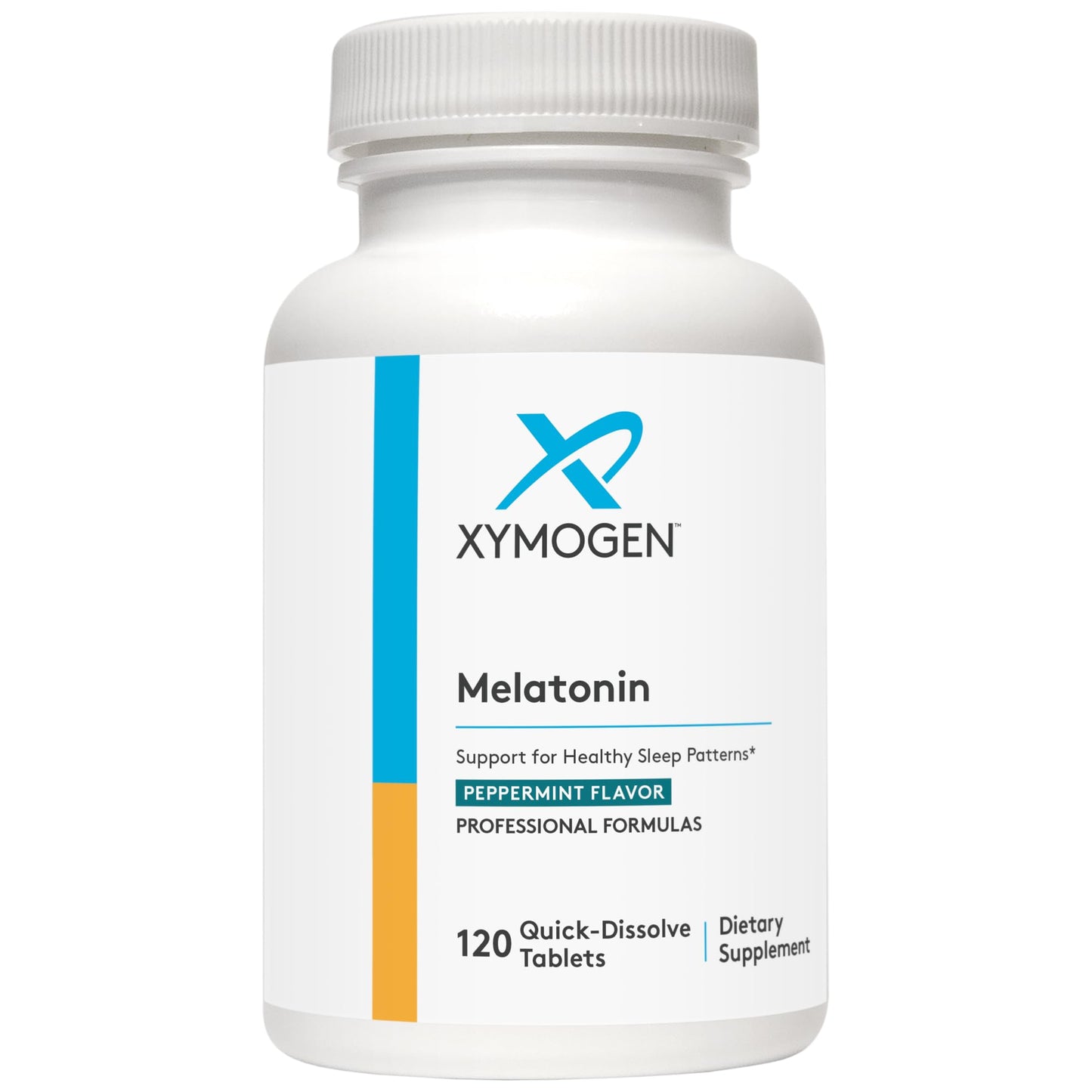 XYMOGEN Melatonin Peppermint Lozenges - 3 mg Sleep Support + Antioxidant & Immune Support (120 ct)