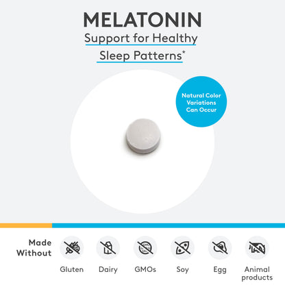 XYMOGEN Melatonin Peppermint Lozenges - 3 mg Sleep Support + Antioxidant & Immune Support (120 ct)
