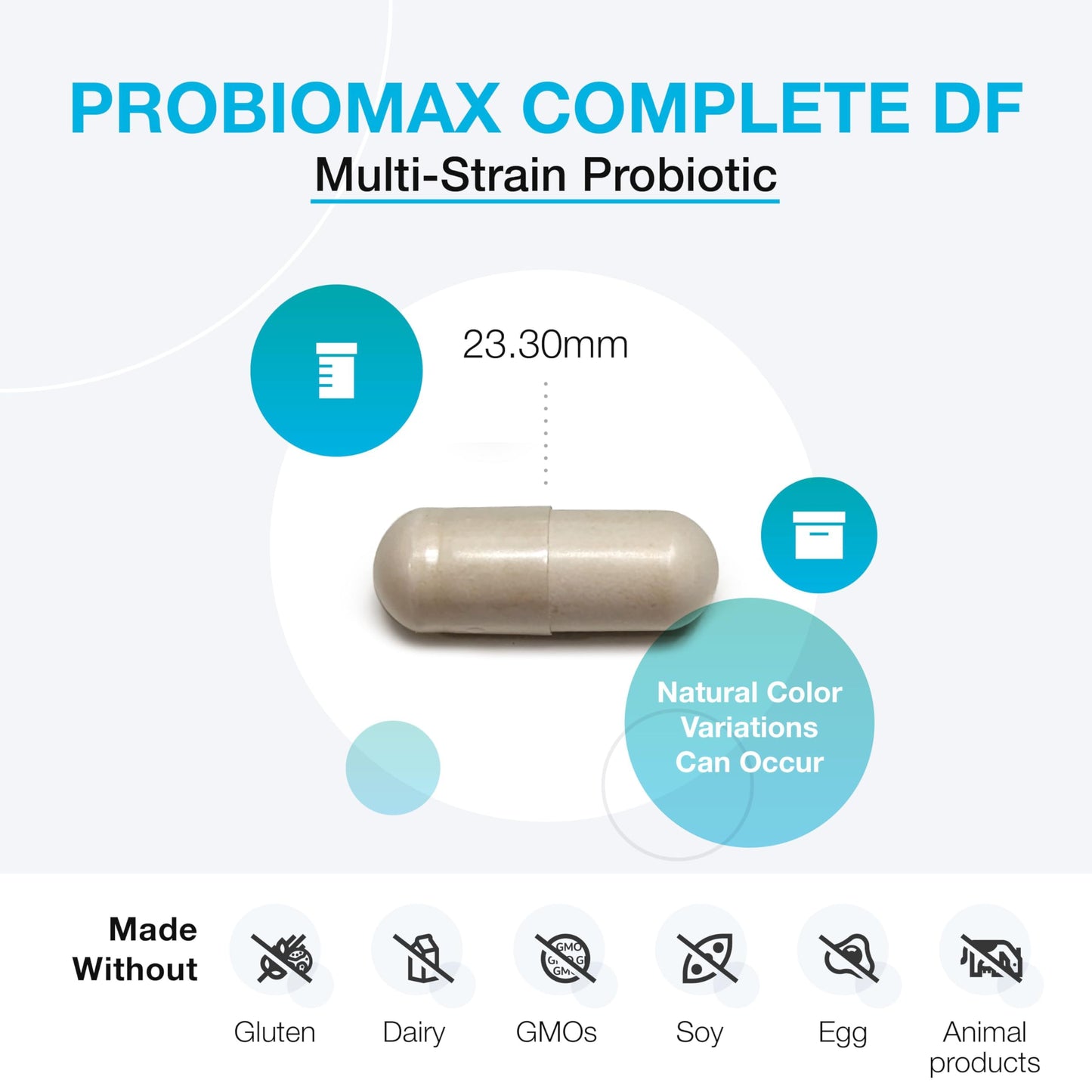 XYMOGEN ProbioMax Complete 45B – 45 Billion CFU Probiotic, Dairy-Free (30 Capsules)