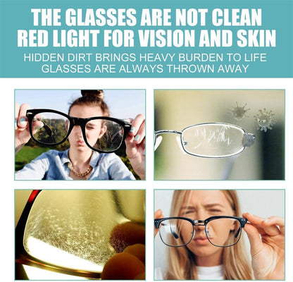 YAGUAN 2PCS Lens Scratch Remover for Eyeglasses 100ml | Eyeglass Cleaner & Travel Essential