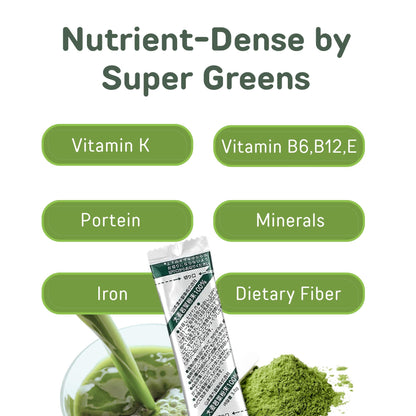 Yamamoto Kanpoh Yamakan Young Barley Grass Powder – Pure Green Nutrition, 88 Non-GMO Sachets (Japan)