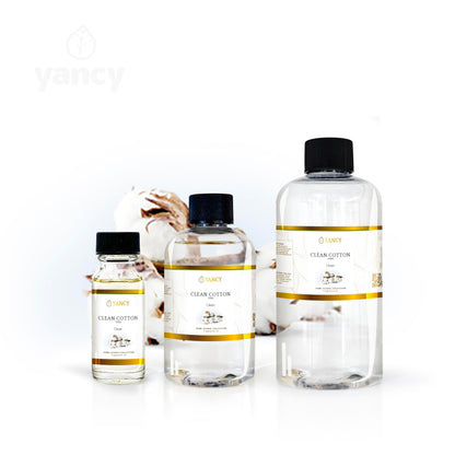 YANCY Clean Cotton Fragrance Oil 1/2 oz – Crisp Linen Scent for Diffusers