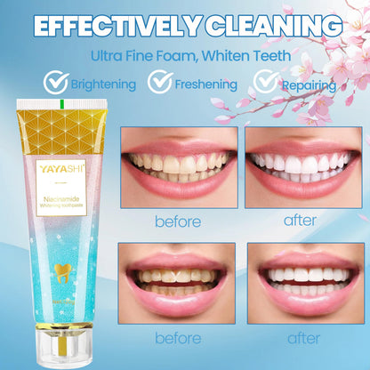 Niacinamide Whitening Toothpaste | YAYASHI Intensive Whitening & Gum Health