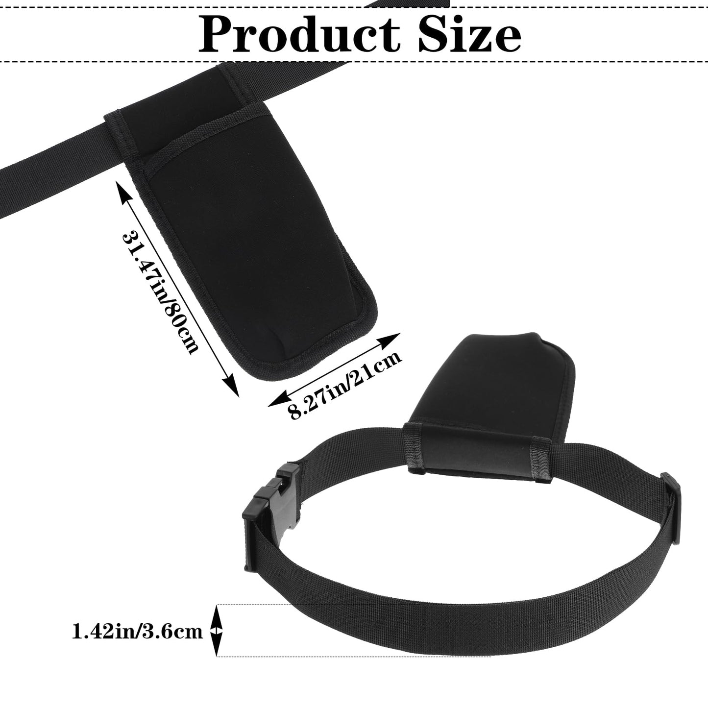 YBEATY Massage Bottle Bag – Professional Waist Oil Case, Adjustable & Durable