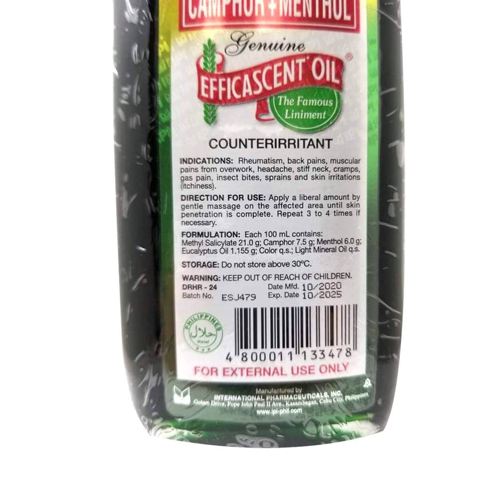 Yeegfeyuu EFFICASCENT Oil 235ml – Extra Strength Counterirritant