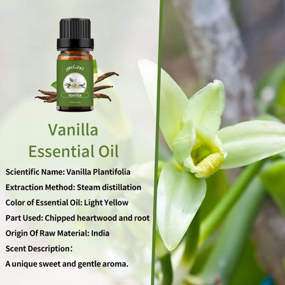 Yethious Lavender Vanilla Sandalwood Essential Oil - 100% Pure Organic Lavender Oil for Diffuser, Aromatherapy, Skin & Massage