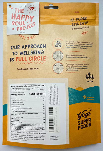 Yogi Super Foods Blue Spirulina Powder – 16oz (1lb) | Plant Protein & Immune Support