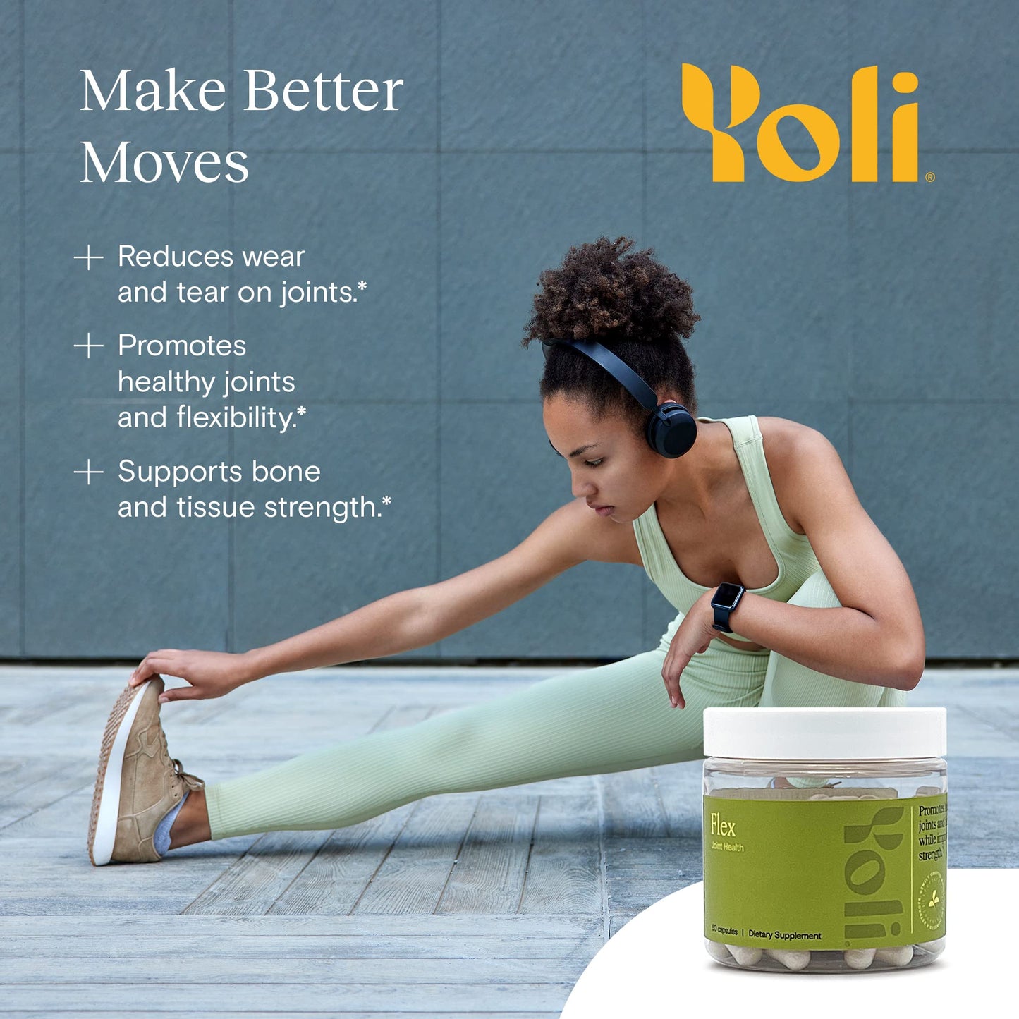 Yoli® Flex – Joint Support Supplement with Glucosamine, Chondroitin & Vitamin K2