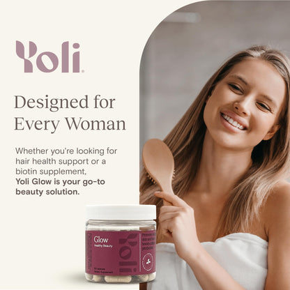 Yoli Glow Biotin & Collagen – Hair, Skin & Nails Multivitamin for Women