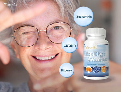 YongWell Total Eye Complex - Lutein, Bilberry & Zeaxanthin | 120 Capsules