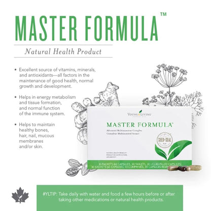 Young Living Master Formula 30 ct — Full-Spectrum Vitamins & Prebiotics