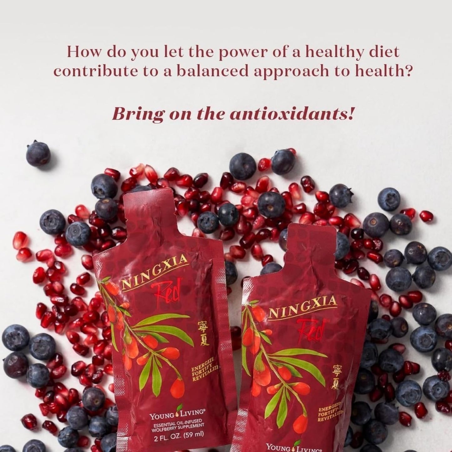 Young Living Ningxia Red Supplement – Fortify & Revitalize, 30 Pack, 2 oz Each