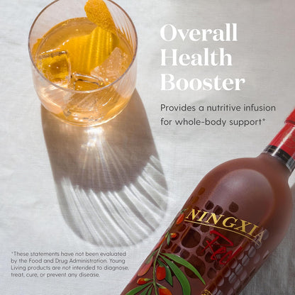 Young Living NingXia Red Antioxidant Drink – 25.35 fl oz (4 Pack) | Wolfberry & Citrus Essential Oils