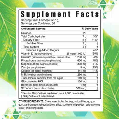 Youngevity Beyond Osteo FX - Tropical Vanilla | Bone Health Multi-Vitamin Powder (6 Canisters)
