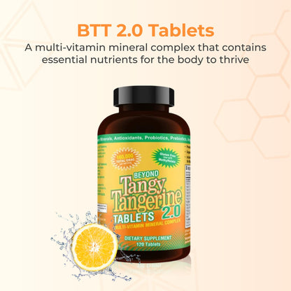 Youngevity Beyond Tangy Tangerine 2.0 Multi-Vitamin & Mineral Complex - 160,000 ORAC | 120 Tablets (2-Pack)