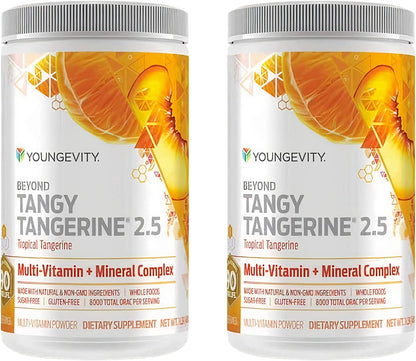 Youngevity Beyond Tangy Tangerine 2.5 Tropical Tangerine – Ultimate Multi-Vitamin & Mineral Complex (8,000 ORAC)