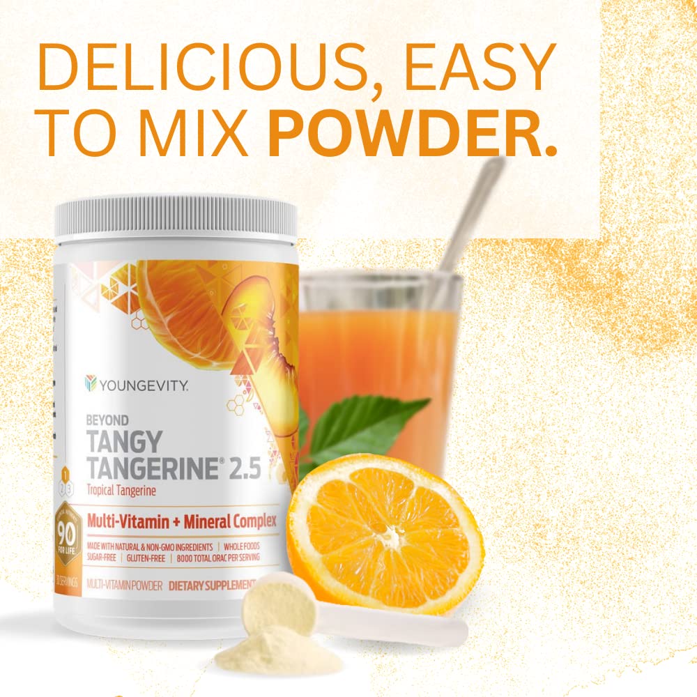 Youngevity Beyond Tangy Tangerine 2.5 Tropical Tangerine – Ultimate Multi-Vitamin & Mineral Complex (8,000 ORAC)