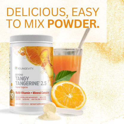 Youngevity Beyond Tangy Tangerine 2.5 Tropical Tangerine – Ultimate Multi-Vitamin & Mineral Complex (8,000 ORAC)
