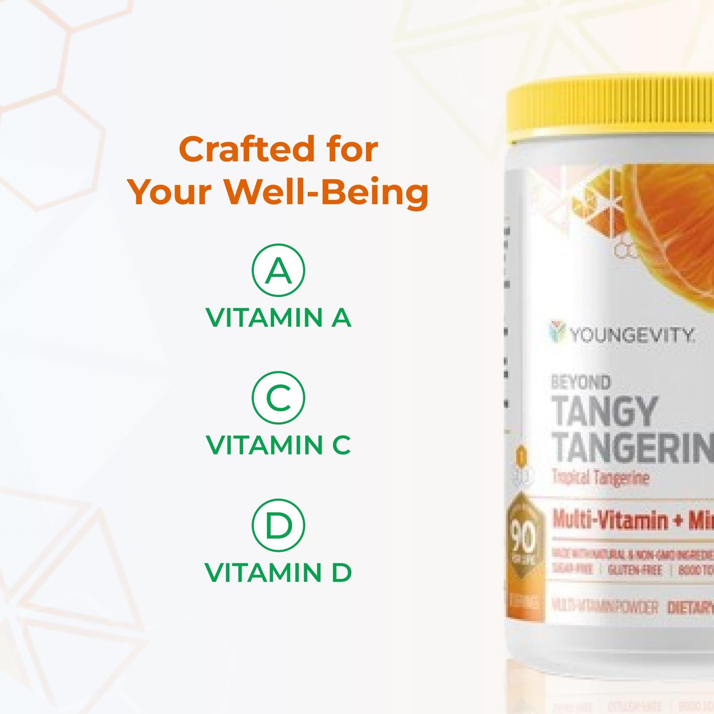 Youngevity Beyond Tangy Tangerine 2.5 Tropical Tangerine – Ultimate Multi-Vitamin & Mineral Complex | 8,000 ORAC