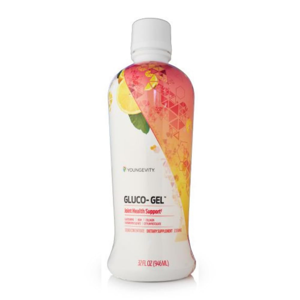 Youngevity Liquid GLUCO-Gel Majestic Earth 32 oz – Pack of 1 | Bone & Joint Support