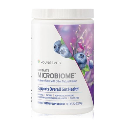 Youngevity Ultimate Microbiome - Prebiotic, Probiotic & Postbiotic Gut Health Supplement