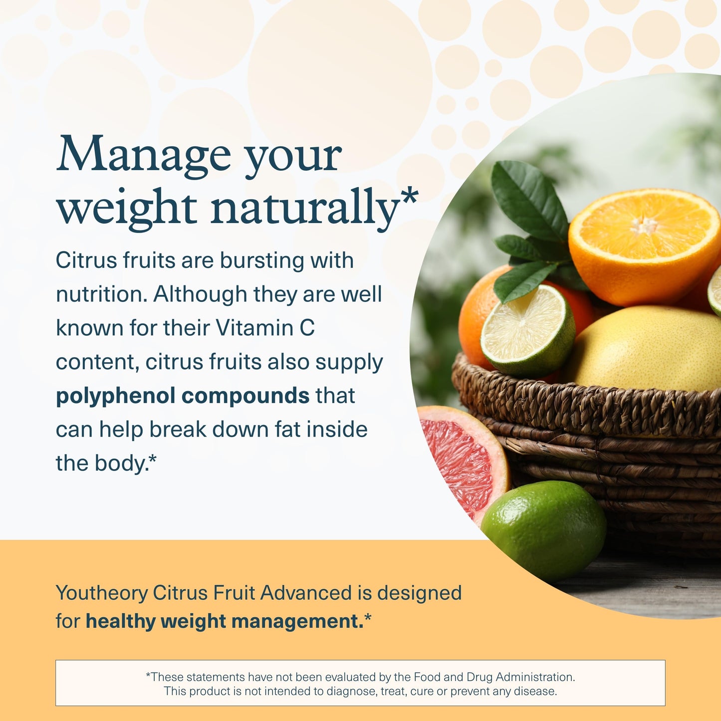Youtheory Slimming Citrus Fruit - Vegan Health Supplement with Chromium - 60 Vegetarian Capsules
