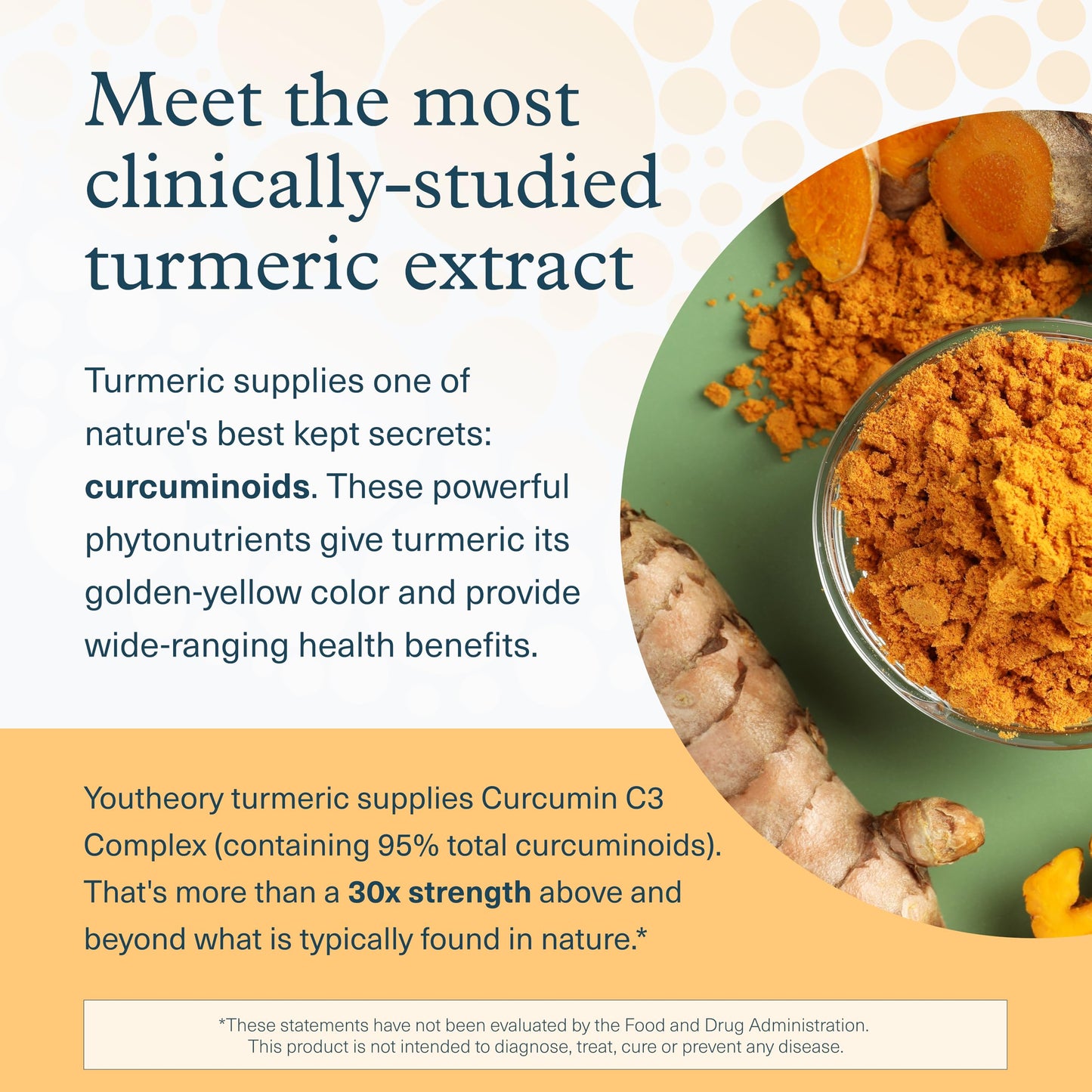 Youtheory Turmeric Extra Strength 1,000 mg | Curcuminoids + BioPerine | 180 Veg Capsules | USP Verified