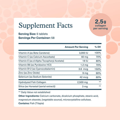 Youtheory Marine Collagen - 2,500 mg Hydrolyzed, Skin Support - Fish-Sourced, 290 Tablets (Pack of 2)