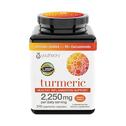 Youthory Turmeric Enhanced Formula - 2,250 mg Daily, 210 Count