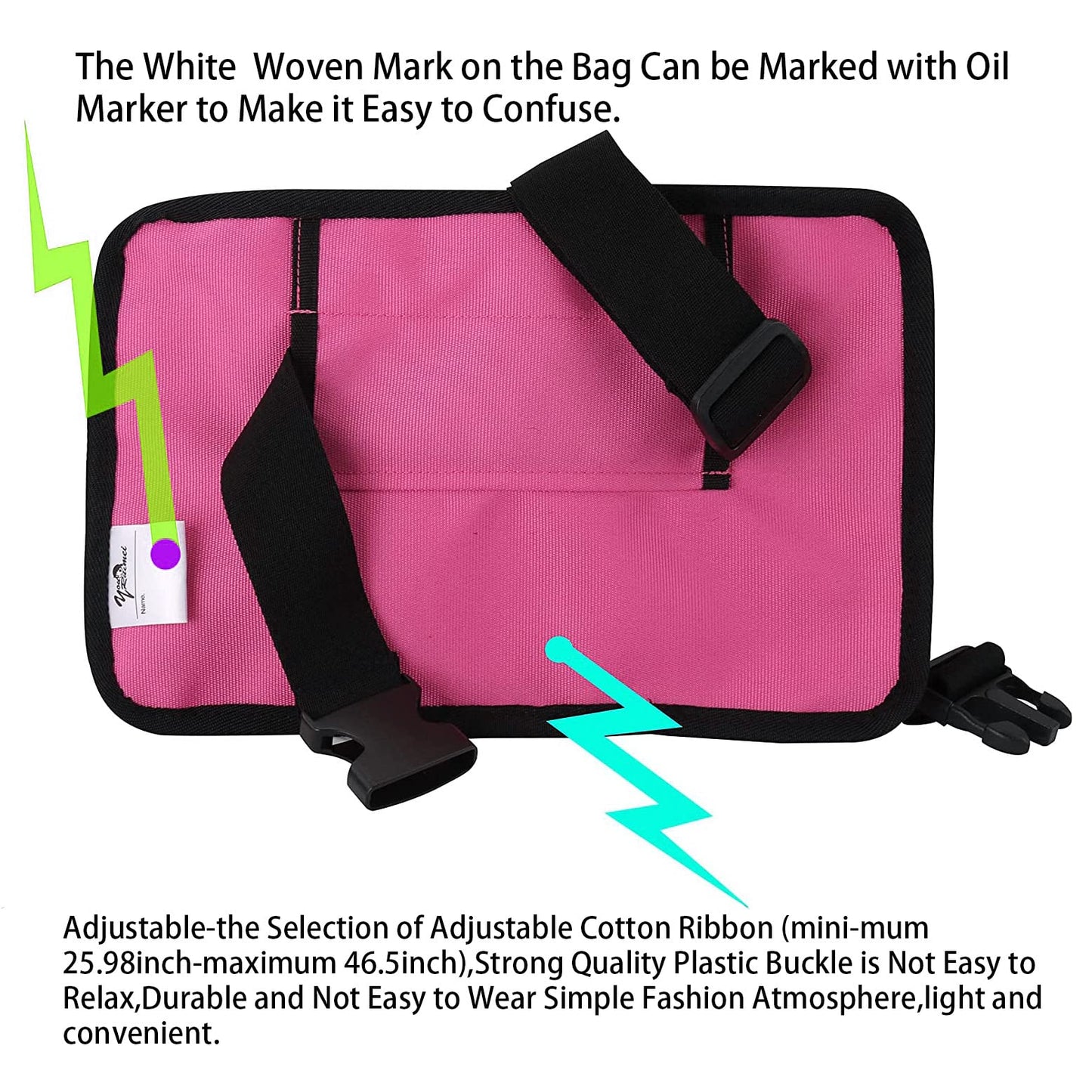 Massage Bottle Bag for Therapists - Rose Red YR-3KD Holster