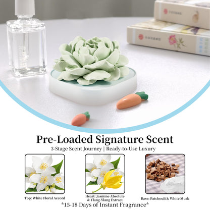 YZIVTAOTIE Jasmine Passive Diffusers – Pre-Scented, No Oil Needed