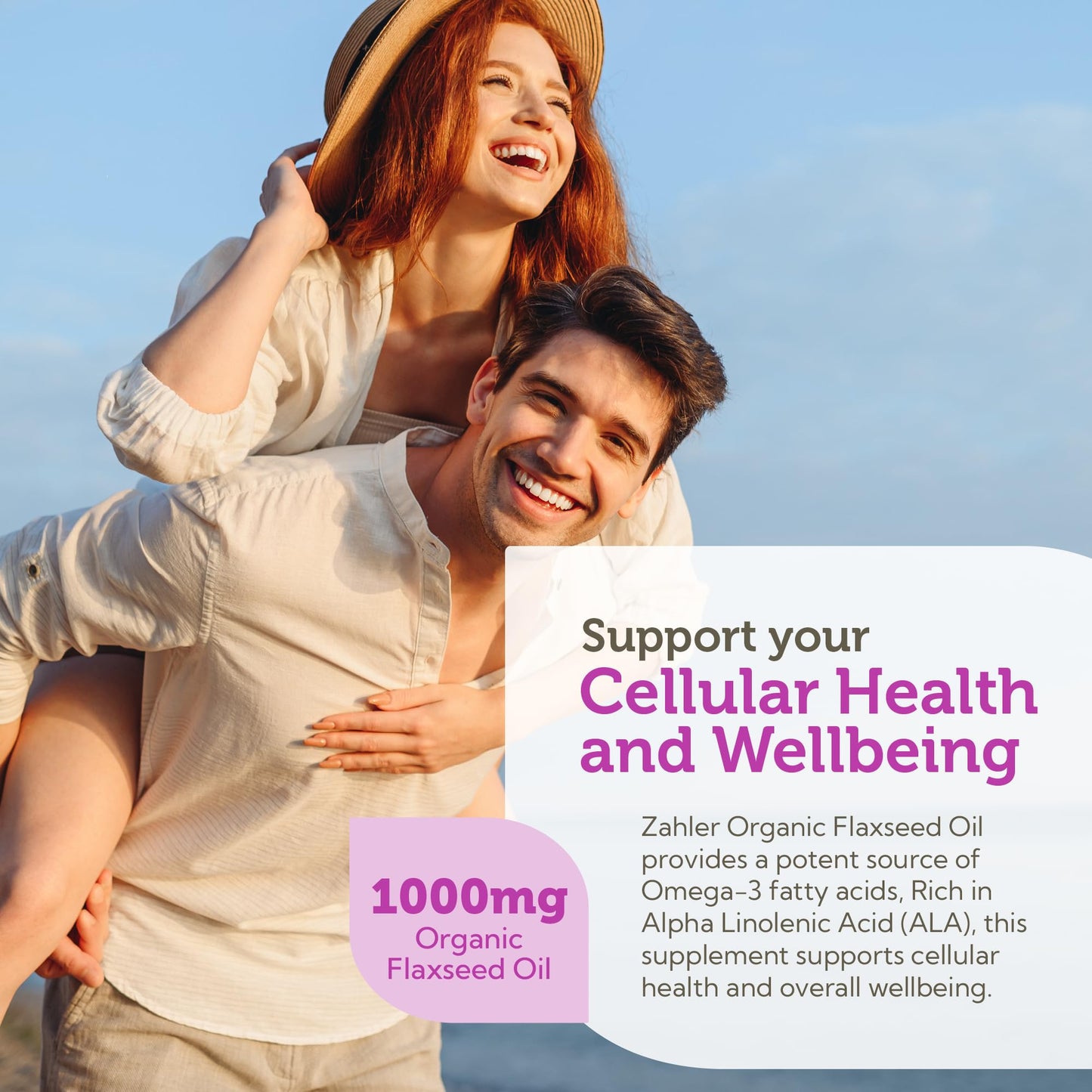 Zahler Organic Flaxseed Oil 1000mg Softgels – 90 Count | Organic Omega-3 ALA