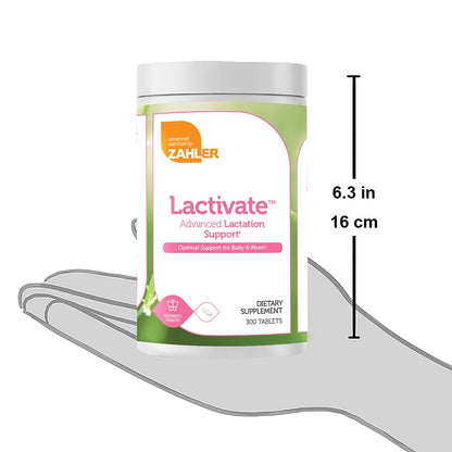 Zahler Lactivate — Advanced Lactation Support Supplement | Certified Kosher | 300 Tabs