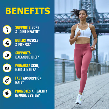 Zammex Collagen Peptides Powder – 90 Servings, Unflavored, Grass-Fed Type I & III, Non-GMO