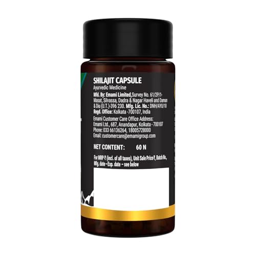 Zandu Shilajit Capsules (60 Caps) – Natural Energy, Stress Support & Immunity