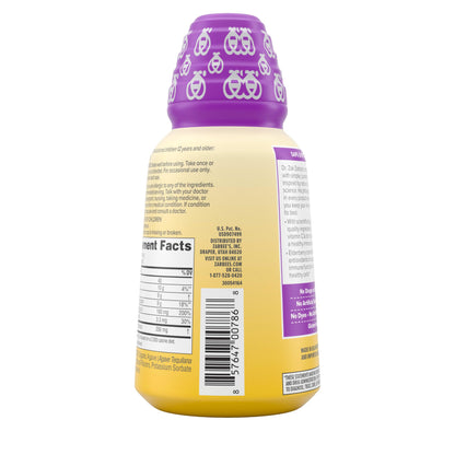 Zarbee's Liquid Daily Immune Support – Elderberry, Vitamin C & Zinc (8 fl oz)