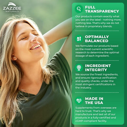 Zazzee D-Mannose Powder Plus 2000 mg | 67 Servings | Probiotics + Cranberry Extract | Kosher, Gluten-Free, Non-GMO