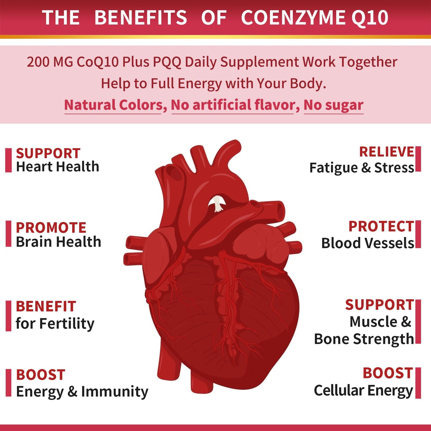 ZEBORA CoQ10-200mg Softgels with PQQ, BioPerine & Omega-3 — Pack of 2