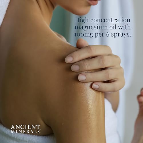 Ancient Minerals Magnesium Oil Ultra with OptiMSM Refill 33.8 oz