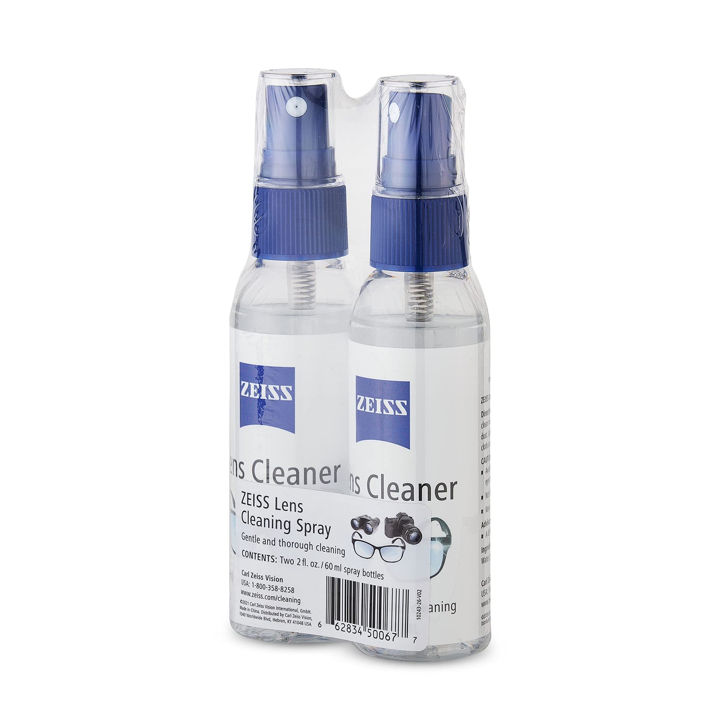 ZEISS Lens Cleaning Spray 2oz – Pack of 2 | Ammonia-Free Lens Cleaner